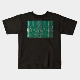 Memory chip circuit board detail Kids T-Shirt